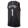 Dres Brooklyn Nets Ziaire Williams Nike 2025-26 City Edition Crno Swingman